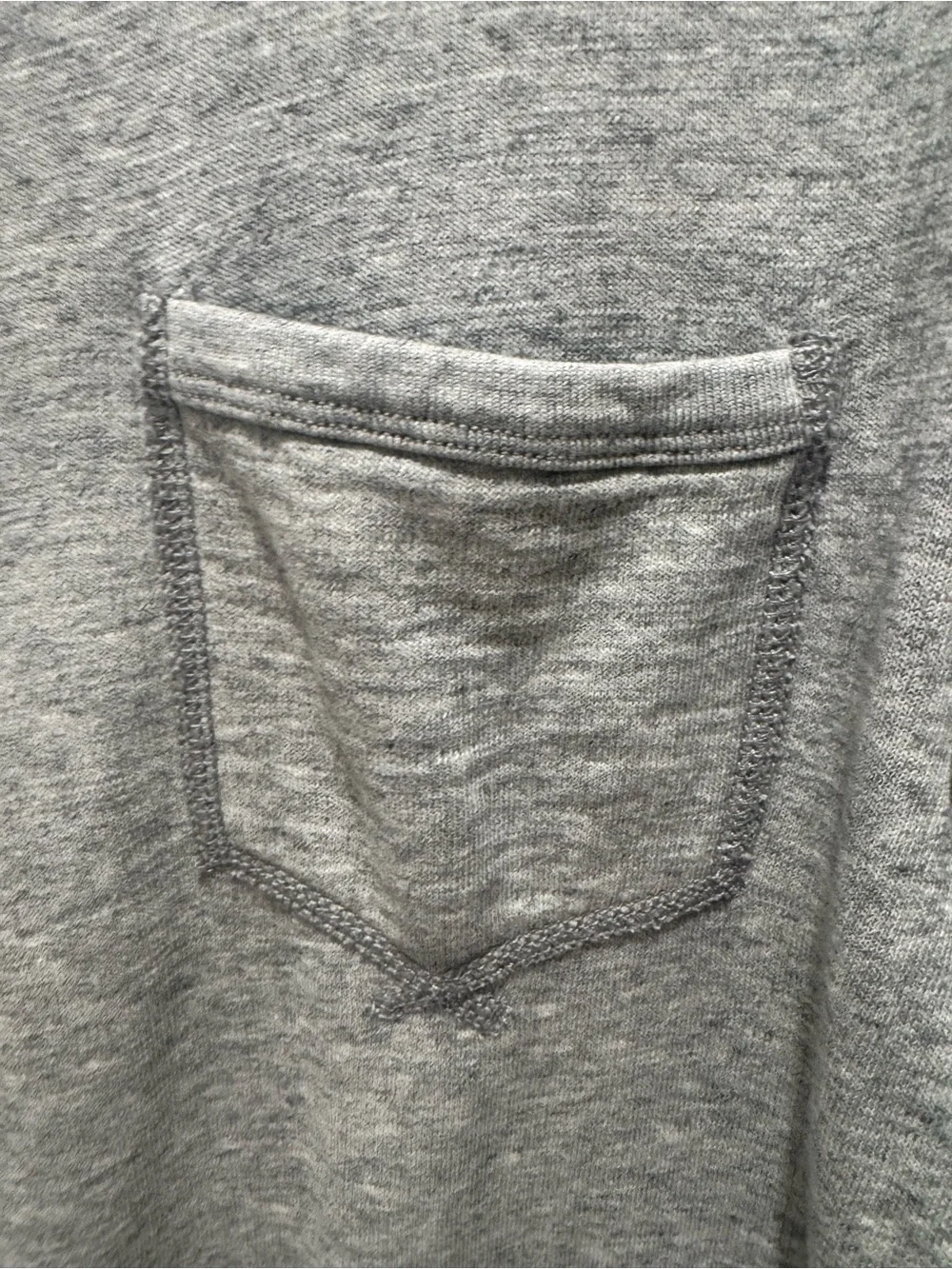 J. Crew Heather Gray Crewneck Pocket Sweater